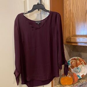 Elegant Plum Blouse by Zara